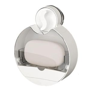 Nondrill Bathroom Soap Holders Waterproof Wall Mount Soap Dish Organizers Removable Suction Cup Design PET Materials