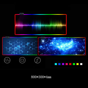 Ayuqi® RGB mouse pad Table Mat LED USB Mousepad Keyboard Pad (800x300mm)