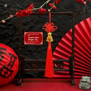 [Eqrbtl] 2026ปีของม้าแขวนผนังเครื่องประดับปีใหม่จีนสีแดงทองนำโชคตกแต่งบ้านของขวัญขึ้นบ้านใหม่