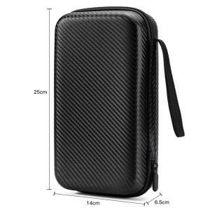 ADALIA Shockproof Headphones Carrying Case Dust-proof Waterproof Earphone Storage Bag Earphone Accessories Portable Electronic Products