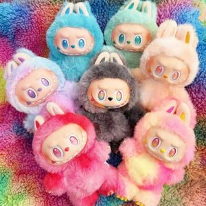 Labubu V3 The Monsters High Energy Ahead Series Vinyl Plush Bag Pendant Blind Box Toys Macarone Vinyl Plush Doll Cute Girl Gifts