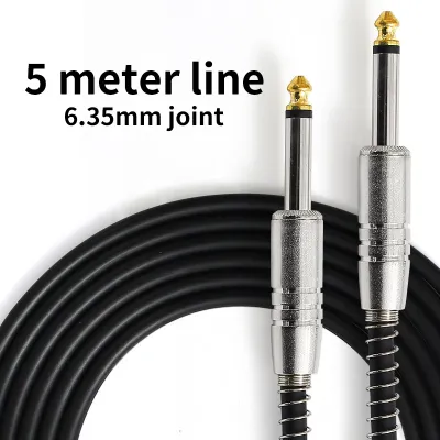 KAWES Kabel Audio Gitar Listrik Pengurangan Kebisingan Kabel Gitar Jalinan Kabel Gitar 1/4 Inch Kabel Instrumen