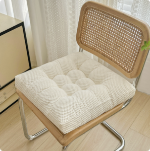 Supermarket Soft Tufted Non-Slip Chair Cushion - Plush Seat Pad for Dining Chair Sofa & Floor (Multiple Colors) M40-C035