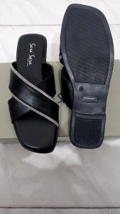 Sarasara IZZA Sandal flat/teplek wanita style upper silang kekinian terbaru