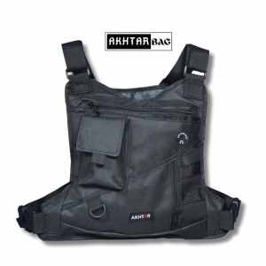 AKHTAR Chest Bag Bag Asley Multyfungsi Clutch Pria Waterproof Hand Bag Pria Anti-Air Sling Bag Tas Selempang Waistbag Cowok Pouch Bag Rig Bag Crossbody Distro Terbaru