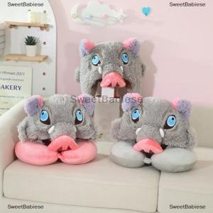 [COD] SweetBabiese 1ชิ้นหมวกนักฆ่าปีศาจ hashibira inosuke หมวกคอสเพลย์อบอุ่นหมวกตุ๊กตาหัวหมูป่าตุ๊กตาอะนิเมะญี่ปุ่นของขวัญตุ๊กตายัดนุ่น