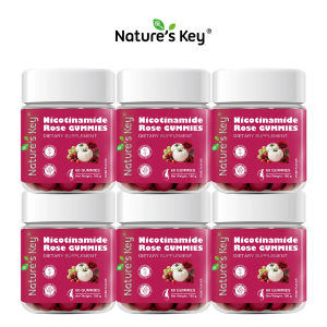 [EXP 2026/11] Natures Key Nicotinamide Gummies Sugar Free Vitamin B3 Niacinamide Supplement for Cell Regeneration NAD+ Levels Anti-Aging Cellular Energy Focus & DNA Repair Longevity 60s