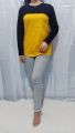 Kaos polos reglan KOMBINASI KUNING-HITAM Uk XXS(20) XS(20) S M L XL XXL. 