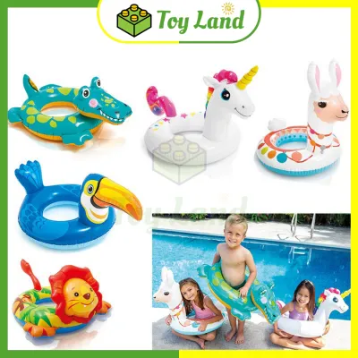 Phao Bơi Chống Lật Phao Trẻ Em Xỏ Chân Hình Con Vịt Quacker Float Đồ Chơi Dưới Nước Vận Động Duck