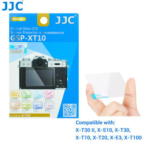 JJC Anti-Scratch Tempered Glass LCD Screen Protector for Fuji Fujifilm X-S20 XT30II XS10XT30 XT10XT20 XT50XE3 XT100 CameraHD ClearBubble-Free Tempered Glass Screen Shield