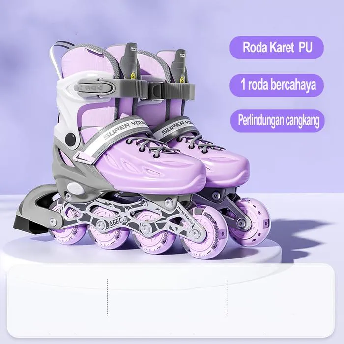 Sepatu Roda Rodi Sepatu roda/roda PU/cangkang 3D/flash roda depan/Sepatu Roda Anak ...
