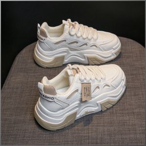 รองเท้าผ้าใบ ดูสูงขึ้นและผอมลง รองเท้าเดี่ยว เพิ่มขึ้น วิสัยทัศน์ขายาว ประณีต สวมใส่ง่าย รายวัน