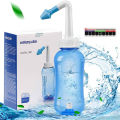 Neti Pot Sinus Rinse Nasal Wash Salt Rinse Allergic Rhinitis Relief Nose Wash Bottle Cavity Protector Irrigation for Adults Children Nose Cleaner 洗鼻盐. 
