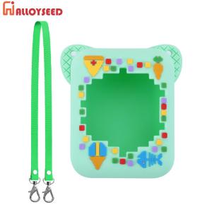 Silicone Protective Skin Sleeve with Lanyard Protective Storage Holder Shockproof for Bitzee Interactive Toy Digital Pet