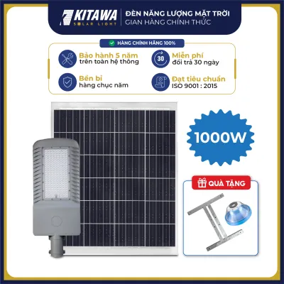 Đèn Đường Công Trình Năng Lượng Mặt Trời 1000W BCDT31000-A Thế Hệ Mới Hiệu Suất Chuyển Đổi Cao