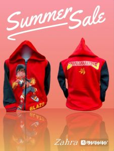 Jaket Anak Laki Cowok BOBOBOI BLAZE | Kids Jacket - ZAHRA AND ALYA Kids BAHAN TEBAL