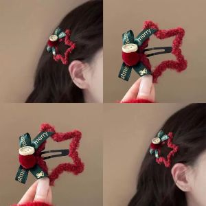 Bow Clip Sophisticated and Elegant Hairpin Christmas Pursuing a Unique Look Fashionista Decoration