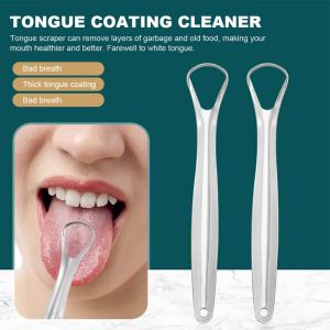 และ ฝ้าขาวบนลิ้น ที่กวาดลิ้น ที่ทำความสะอาดลิ้น Tongue Cleaner 
