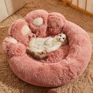 MIKE DUNBAR Bear Paw Shape Bear Paw Pet Sofa Warm Cute Pet Dog Sofa Beds Pet Accessories Soft Dogs Bed Basket Puppy