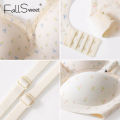 FallSweet Áo ngực nâng ngực không gọng, chống chảy xệ, kiểu Pháp,Họa tiết hoa, chất liệu ren, dành cho nữ. 
