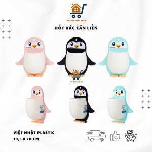 Khay Dán Tường Chim Cánh Cụt Việt Nhật 5706 Kệ Treo Tường Đựng Bàn Chải Mỹ Phẩm Đa Năng