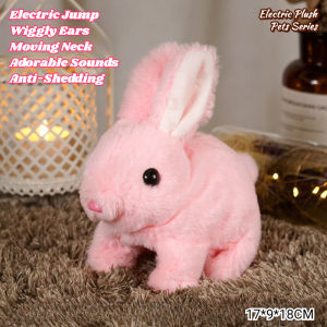 Walking Plush Rabbit Toy Electric Cute Bunny Sounds Electronic Pet Kids Walking Simulated Animal Rabbit Mainan Arnab