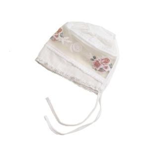 Cô gái làm lễ Rửa Tội Mũ ren bé gái nắp ca-pô Mũ che nắng Mũ bảo hiểm mùa hè thoáng khí cổ Điển Công chúa-headdress cô bé Beanie