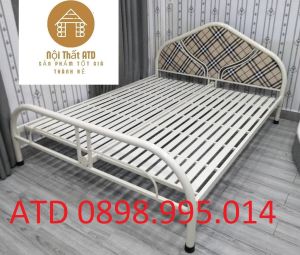 GIƯỜNG SẮT - GIƯỜNG NGỦ 2 3 NGƯỜI NẰM SẮT DÀY CỨNG CÁP SƠN TĨNH ĐIỆN SIÊU BỀN ĐẸP GIÁ RẺ