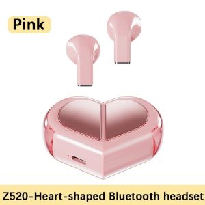 DISOUR Fashionable Wireless Headphone Heart Shaped Bluetooth TWS Earphone Women‘s Love-Shaped Headset In-Ear Couple Headset Gift For Girl Friend