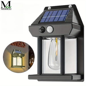 Mishilei Outdoor Solar Wall LightGarden Villa LightHuman Body Induction Wall Lamp