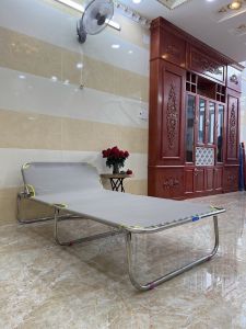 Giường xếp mặt lưới khung inox cỡ đại ĐẠI THÀNH