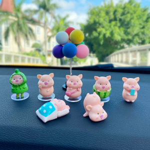 [ Set 7 Con ] Mô Hình Heo Ủn Ỉn Trang Trí Tiểu Cảnh Siêu Đáng Yêu