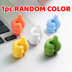 USB Cable Organizer Wire Earphone Holder Cord Clip Office Desktop Laptop Mouse Cable Management Network Penyangkut Hanger Pemegang Klip Kabel Phone Silicone Tie 大拇指挂钩集线器
