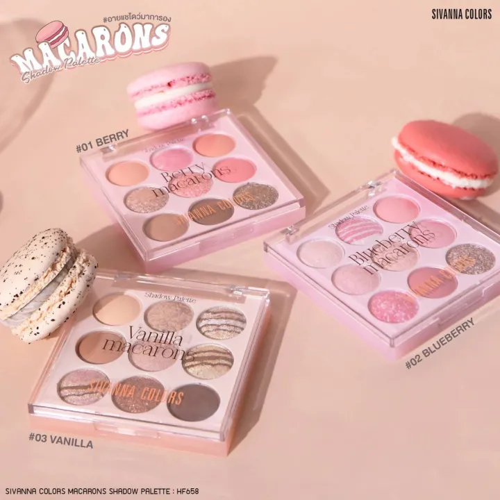 Sivanna Colors Macarons Eyeshadow Palette – HF658