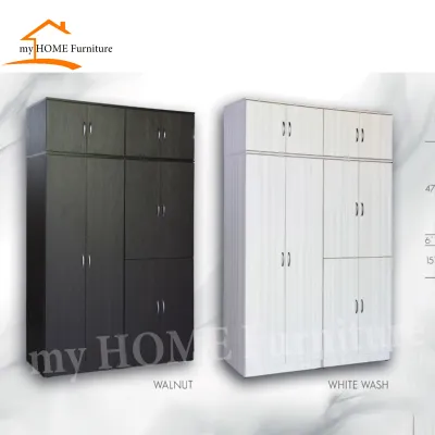 [Bulky] DELIVERY WITHIN 2-3 WORKING DAYS (Delivery As Usual Within 2- 3 Working Days) 5ft 10 DOORS WARDROBE / OPEN WARDROBE (Free Delivery and Installation)