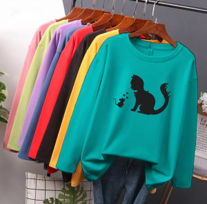 Bee Fashion - Tshirt wanita cantik Cat Life T-shirt Distro Wanita Baju Atasan Kaos Cewek Tumblr Tee Cewek / Kaos Wanita Murah kaos tumbrl Baju Wanita Murah Kaos Lengan Pendek Kaos Lengan Panjang Kaos Oblong