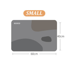 Ecoco Diatomite Mat Kitchen Anti Slip Strong Water Absorbent Quick Drying Floor Mat Bath Foot Pad