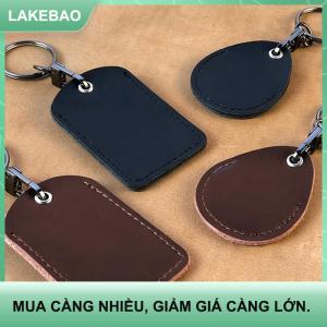 【LAKEBAO】 Cổ điển PU da Keychain bảo vệ trường hợp cửa khóa kiểm soát truy cập thẻ thẻ túi vòng thẻ