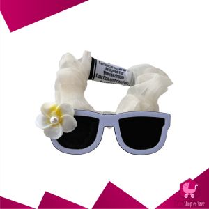 BabyShop-C934 Ikat Rambut Wanita Motif Kacamata Kunciran Fashion Lucu / Kuncir Rambut Anak Perempuan