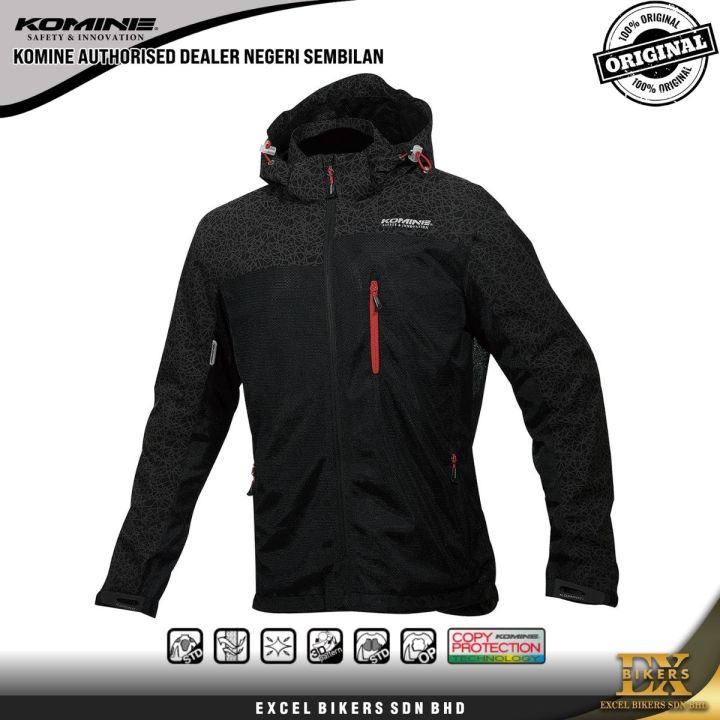 Komine JK-114 Protect Mesh Parka-Ten Motorcycle Riding Jacket