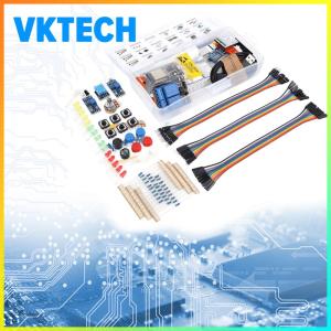 [Vktech] Project Learning Kit for ESP-32S WIFI 0.96 Inch Oled Electronics Components Basic Starter Kit Photoresistor Module Pir Motion Sensor for Arduino