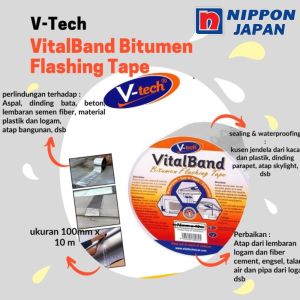 NO DROP TAPE LAKBAN ANTI BOCOR 10M LAKBAN WATERPROOF NIPPON VITAL 5CMX10M