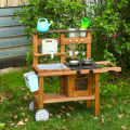 Wooden Outdoor Mud Kitchen Outdoor Play Kitchen Set Children's Outdoor Toy Kitchen Set Outdoor Nature Play Kitchen. 