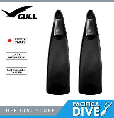 GULL Barracuda Professional Fins Freediving Black