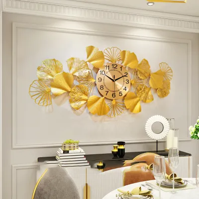 Jam Dinding Jumbo 100cm Mewah 3D Quartz Clock Iron Luxury Diamond European Style Jam Dinding Mewah