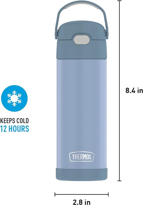 THERMOS FUNTAINER 16 Ounce Stainless Steel Vacuum Insulated Bottle with