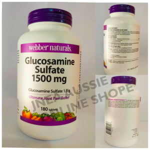 Webber naturals Glucosamine Sulfate 1500mg 180 Tablets