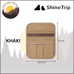 ShineTrip Outdoor Camping Kermit Chair 05 Series Tactical Chair Lightweight Foldable Portable Black