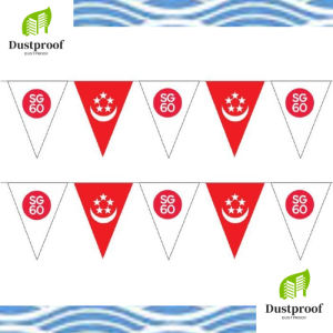 2pcs Ready Stock137*90cm High-Quality Singapore National Flag National Day Party Decoration Big Flag For Outdoor Celebrations Street Terrace Garden