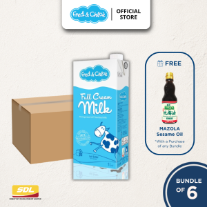 Fred & Chloe Full Cream Milk 1L (Bundle of 12)